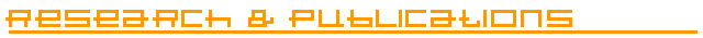 RESEARCH AND PUBLICATIONS